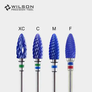 WILSON-Bullet Şekiller 6.0 mm - Çapraz Kesim-Zirkonya Seramik Diş Lab Çapaklar-HASSAS ARACI-Sağ ve Sol Handed Kişi için Kullanılan