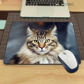 Maine Coon Kedi Sıcak Satış 18*22 cm ve 21 * 26 cm Mouse Pad Mat Konfor Fare Pedleri