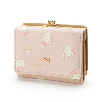 Hello Kitty Yeni Sevimli Karikatür Kısa/Uzun Kadın Rahat Cüzdan pu deri cüzdan El bozuk para cüzdanı Para Çantası Katlanabilir cüzdan