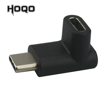 10 Gbps Konektörü 90 Derece USB-C Adaptörü Dirsek Sağ Açı USB 3.1 Tip-C Erkek Kadın Uzatma Yüksek Kalite