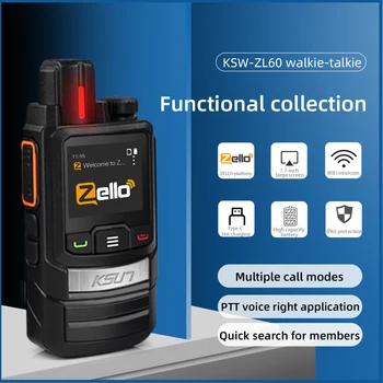 Zello Walkie Talkie 4G SIM Ağ Radyo İstasyonu Uzun Menzilli WIFI KSUNZL60