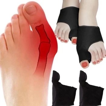 2 Adet Halluks Valgus Parantez Ayak Ayırıcı Ortopedik Düzeltme Çorap Bunyon Ayak Ayırıcı Ayak Bakımı Koruyucu Kemik Başparmak Kol