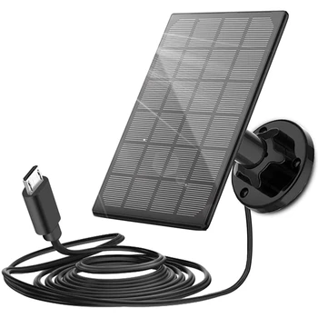 GÜNEŞ PANELİ Kablosuz Açık Güneş Güvenlik Kamera Su Geçirmez Güneş Paneli ile Android Port Kablosu