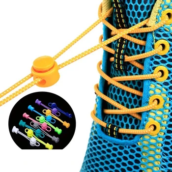 1 çift Tembel Danteller Sneaker Ayakabı Elastik Ayakkabı Bağcıkları Ayakkabı aksesuarları lacets Shoestrings Koşu / Koşu / Triatlon