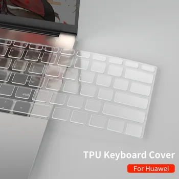 Laptop Klavye Kapak için Huawei MateBook D14/D15/13 / 14 MateBook X 2020 / X Pro 13.9 / Onur MagicBook 14/15 / Pro 16.1 Şeffaf
