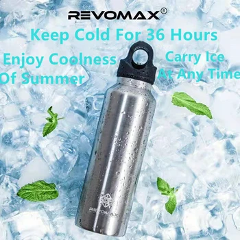 RevoMax 20 oz 32 oz Su Şişesi Termos Vakum Yalıtımlı Geniş Ağız Seyahat Taşınabilir Paslanmaz Çelik Termal Şişe Su Şişesi