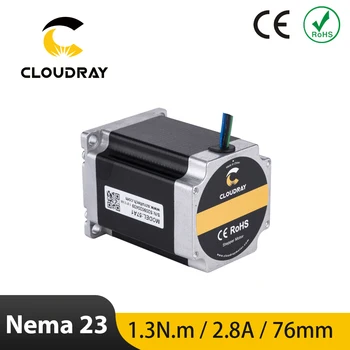 Nema23 Step Motor 57mm 2 Fazlı 130Ncm 2.8 A Step Motor 4-kurşun Kablo için 3D yazıcı CNC Lazer Grind Köpük Plazma Kesim