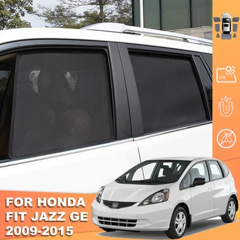 Honda JAZZ için GE Fit 2007-2014 Manyetik araba güneşliği Visor Ön Cam Kör Perde Arka Yan Pencere Güneş Gölge Kalkanı