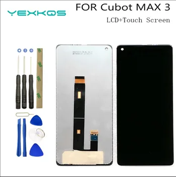 100 % Test Edilmiş 6.95 İnç Yeni Orijinal Cubot max 3 lcd ekran ve dokunmatik ekran digitizer Değiştirme Cubot MAX 3 Telefon + Araçları