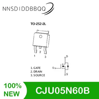 20 Adet / grup CJU05N60B MOSFET Transistör TO-252-2L (4R) IC Alan Etkili Transistörler Seti elektronik bileşenler