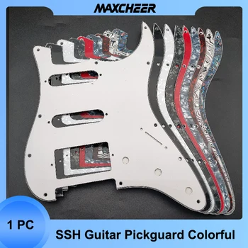 3 Kat 11 Delik SSH Elektro Gitar Pickguard Scratch Plaka Anti-Scratch Plaka FD ST Elektro Gitar Vidalı
