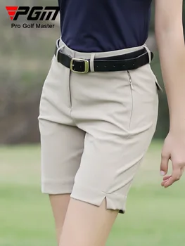 Yüksek Kaliteli İnce Bayan Golf Tenis Giyim Şort Elastik Spor Giyim Rahat Şort Yan Rahat Delikleri Çok renkli İsteğe Bağlı