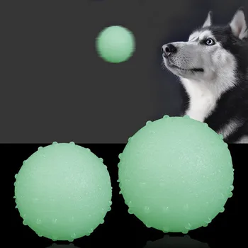 Yansıtıcı Katı Köpek Oyuncak Top Evcil Köpekler zıplayan top Oyuncaklar Pet Eğitim Kedi Oyuncak Top Köpek İnteraktif Oyun Oyuncak Pet Malzemeleri
