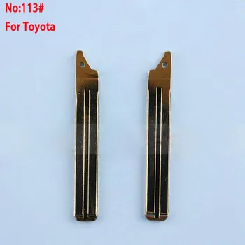 TOY41R Yedek Çevirme Katlanır Uzaktan itmeli anahtar TOY48 Araba anahtarı Boş Toyota Corolla İçin(21# 113# 123# 124#)