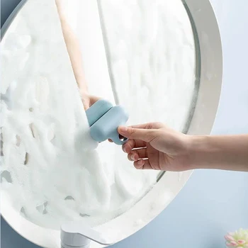 Banyo Emme Duvar Mini Cam Fırça Yeni Ayna Temizleyici Ev Temizlik Aracı Pencere Ayna Silecek Kıllar Cam Temizleme