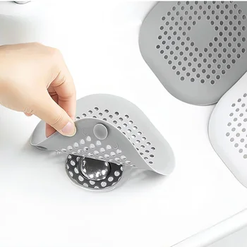 Saç Filtresi Lavabo Anti-engelleme Süzgeç Küvet Duş Zemin tahliye tapası Silikon Mutfak Deodorant Fiş Banyo Aksesuarları