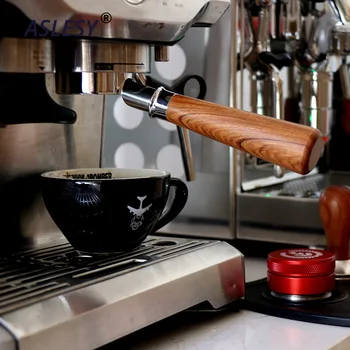 51 / 54mm Kahve Dipsiz Portafilter Breville 870/878/880 Filtre Sepeti Paslanmaz Çelik Yerine espresso makinesi Aksesuarları