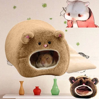 Sıcak Yatak Sıçan Hamak Sincap Kış Pet Oyuncak Hamster Kafes Evi Asılı Yuva + Mat