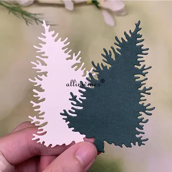 Ağaç dekorasyon Metal Kesme Ölür Şablonlar için Kalıp Kesim DIY Scrapbooking Albümü Kağıt Kartı Kabartma