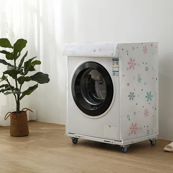 Ev Çamaşır Makinesi Depolama Organizatör Toz Kapakları Yıkama Kapağı Aletleri Su Geçirmez Koruyucu Ceket Durumda Organizasyon Aksesuarları