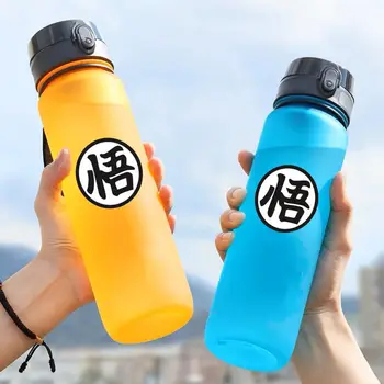 Goku Spor Su Şişesi BPA Ücretsiz Sızdırmaz Kullanımlık Tritan Şişe Spor Spor Hafif Sürdürülebilir