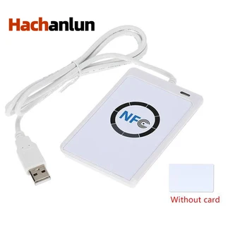 RFID Akıllı kart okuyucu Yazar Fotokopi Teksir Yazılabilir Kopya USB S50 13.56 mhz ISO / IEC18092 NFC ACR122U Dropship