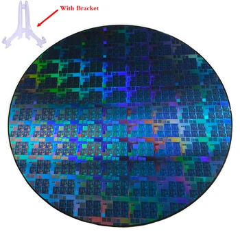 CMOS silikon plaka 12 inç gofret komple çip IC çip 12 inç fotolitografi gofret devre çip braketi ile