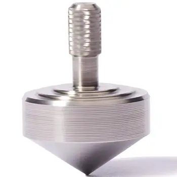 Mini Büyülü Jiroskop Oyuncak Resistanceless Metal Gyro Otomatik Çevirme Gyro Büyük Performans Doğru Gümüş Üst