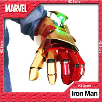 Avengers Marvel Demir Adam Elektronik Arc FX Bilek Zırh Infinity Dayağı MK42 1: 1 Giyilebilir Eldiven Ironman Cosplay Adam Hediye için