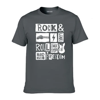 TARCHIA 2022 Rock Festivali Posteri Rulo Sloganı Homme Erkek Erkek T-shirt Erkek Yeni GÖmlek Pamuk Casual Tops Tee Kısa Kollu Yaz