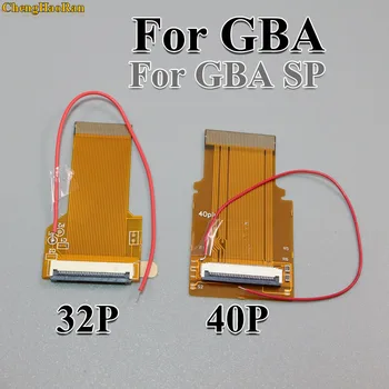 ChengHaoRan 2 adet 32 P 40 P GameBoy Advance GBA Şerit Kablo 32pin 40 Pin AGS 101 Arkadan Aydınlatmalı Adaptör Ekran Mod W / Kablo