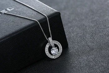 Yeni Orijinal moda mücevher Kristalleri fromSwarovskis mizaç tatlı çan içi boş kolye Kadınlar İçin Kadın Parti hediye