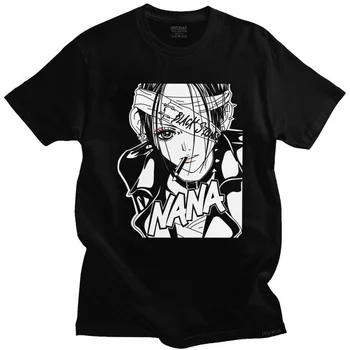 Moda Kadın T Shirt Manga Nana Osaki Kısa Kollu Gömlek O-boyun streetwear tişört japon animesi Harajuku Giyim Kırpma Üstleri