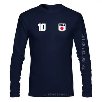 MODA Erkek Giyim Japonya T Shirt Japon Bayrağı Futbol Futbol Fan Forması İnanılmaz Kısa Kollu Benzersiz Casual Tees %100 % Pamuk