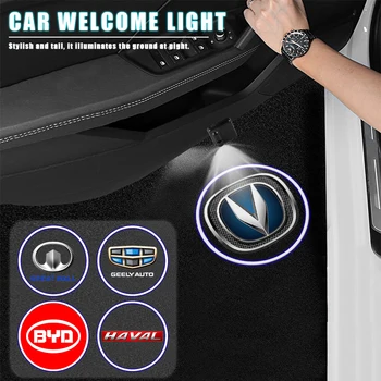 Araba Kapı LED Kablosuz Projektör Karşılama ışığı Lazer Nismo R34 Gtr Amblemi İzle Nissan Tiida Teana Skyline R32 Aksesuarları