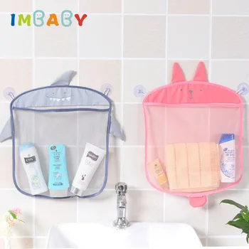 IMBABY Banyo Oyuncak Depolama Organizatör Sevimli Örgü Banyo Oyuncakları Asılı Depolama Sepeti Bebek Çocuk Banyo Oyuncak Depolama Sepeti
