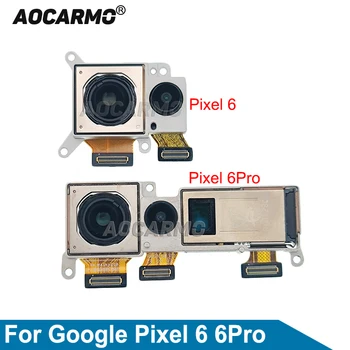 Aocarmo Google Pixel 6 Pro İçin 6PRO Arka Arka Büyük Kamera Modülü Flex Kablo Yedek Parçaları