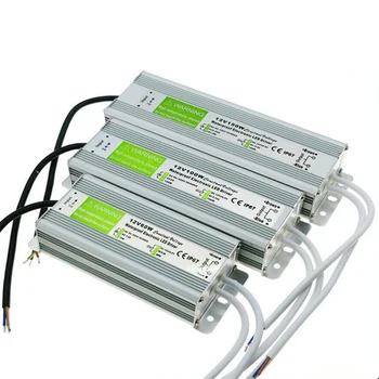 Güç güç kaynağı adaptör transformatörü led ışık şeridi Sürücü AC100-240V to DC12V-24V 10 W 20 W 30 W 60 W 100 W 120 W 150 W 200 W 250 W