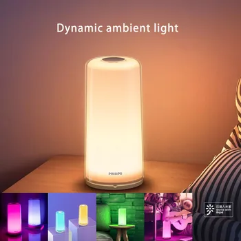 Xiaomi PHİLİPS Mijia Özelleştirilmiş Akıllı LED Başucu Lambası RGBW Kısılabilir Gece Lambası USB Tip-C WiFi Bluetooth uyumlu Mijia App