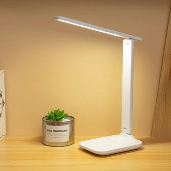 6000mAh Led masa lambası 3 Renk Kısılabilir Dokunmatik Katlanabilir Masa Lambası Başucu Okuma Göz Koruması USB Şarj Edilebilir Gece Lambası