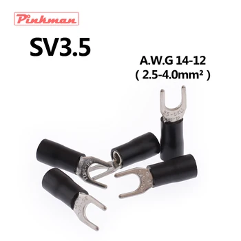 SV3. 5 SV3-4 SV3-5 SV3-6 Soğuk preslenmiş terminaller kablo tel Konnektör İzoleli Terminaller AWG 14-12 kablo 2.5-4mm2 SV3 SV