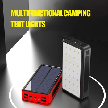 Kamp ışık açık taşınabilir hızlı şarj güneş şarj ünitesi Mini çok fonksiyonlu kamp ışık