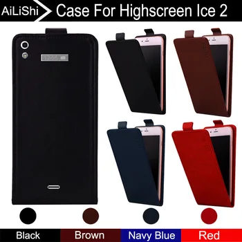 AiLiShi Highscreen Ice 2 Için Kılıf Yukarı Ve Aşağı Dikey Telefon Flip Deri Kılıf Buz 2 Highscreen Telefon Aksesuarları + Takip!
