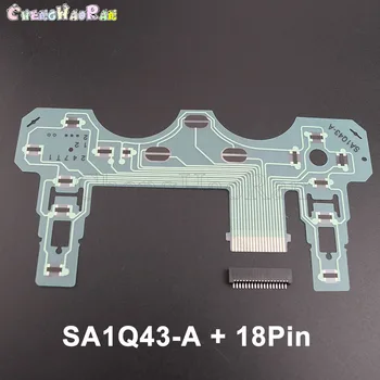 Denetleyici PCB Şerit devre Tipi SA1Q43A SA1Q43-A SConductive Film PS2 Onarım Parçaları + Yuvası Bağlantı 10 Adet