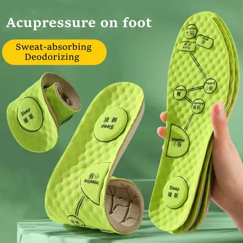 Acupressure Ayak ayakkabı tabanlığı Nefes Deodorant Spor Tabanlık Tıbbi Erkek Kadın Rahat Koşu Ayakkabı Tabanı