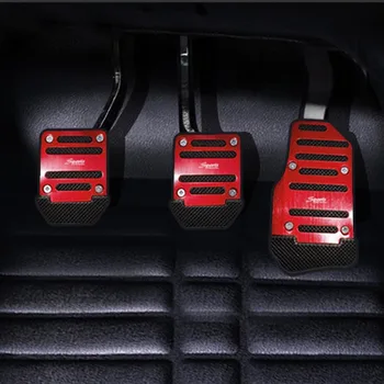 Alüminyum alaşım araba kaymaz pedalı aksesuarları Suzuki SX4 SWIFT Alto Liane Grand Vitara Jimny Genelinde