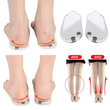 2 PCS Tabanlık Düzeltme Ayakkabı Ekler Pedleri Etkili O / X Tipi Bacak Eğdi Bacaklar Diz Valgum Doğrultma İçin kadın erkek Sağlık