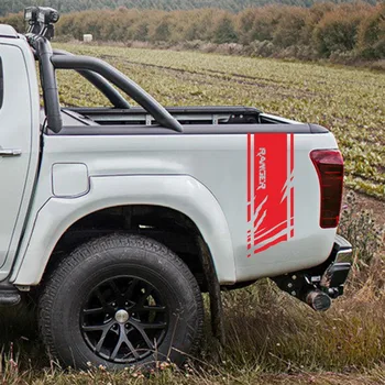 Su geçirmez vinil yapışkan Ford Ranger Raptor için kamyonet Dağ Maceracılar Kros Şerit Grafik Oto Araba Çıkartmaları