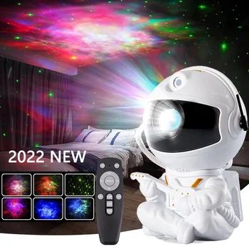 Astronot Bulutsusu Projektör yıldız ışığı Galaxy ışık Su dalgası LED Çok Renkli projektör ışık led Galaxy gece Lambası çocuklar hediye