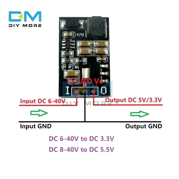 DC 6-40V için 3.3 V 2 in 1 LDO Regülatörü DC-DC Adım Aşağı Güç Kaynağı Buck Dönüştürücü Modülü Değiştirin AMS1117 LM317 7805